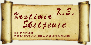 Krstimir Škiljević vizit kartica